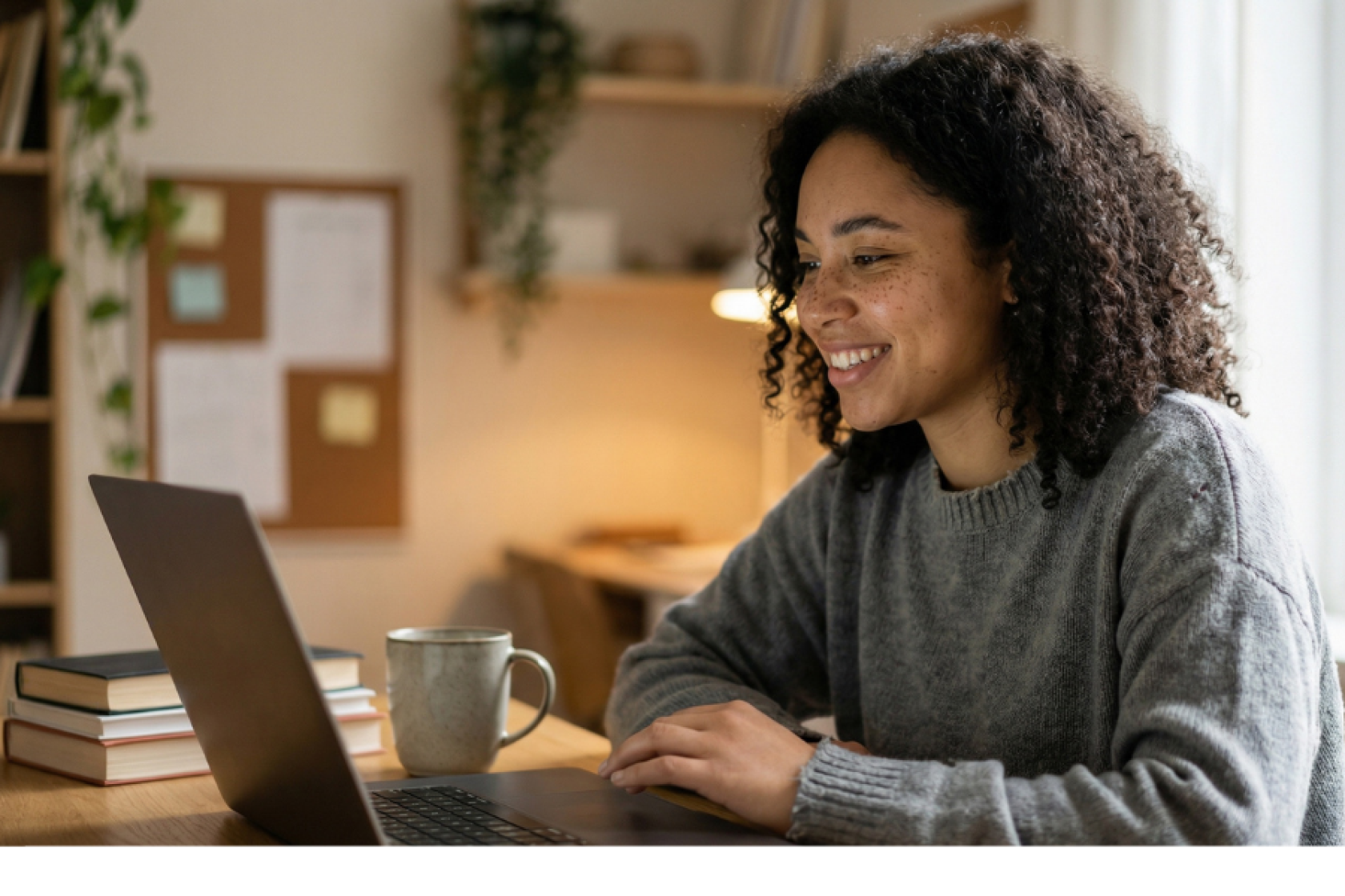 Webinar vrouw laptop koffie.png